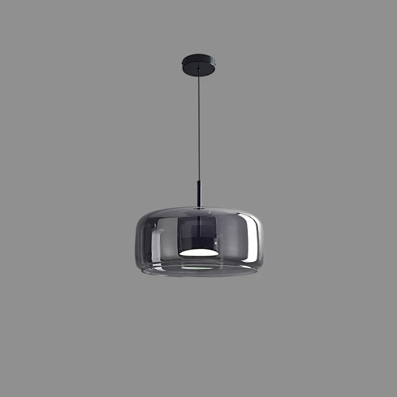 WOMO Drum Blown Glass Pendant Light-WM2145 - Image 41