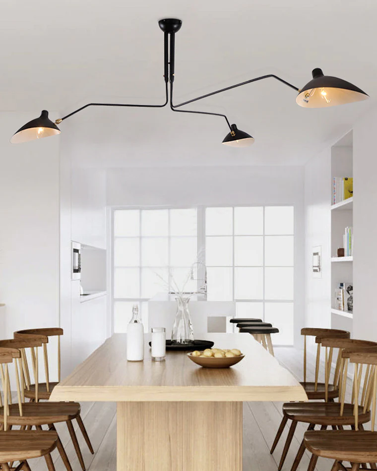 WOMO Arms Semi-Flush Mount Light-WM2057 - Image 3