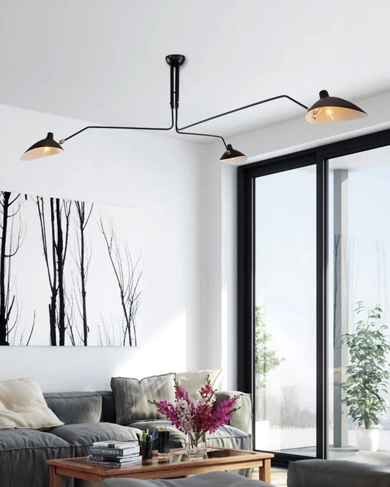 WOMO Arms Semi-Flush Mount Light-WM2057 - Image 9