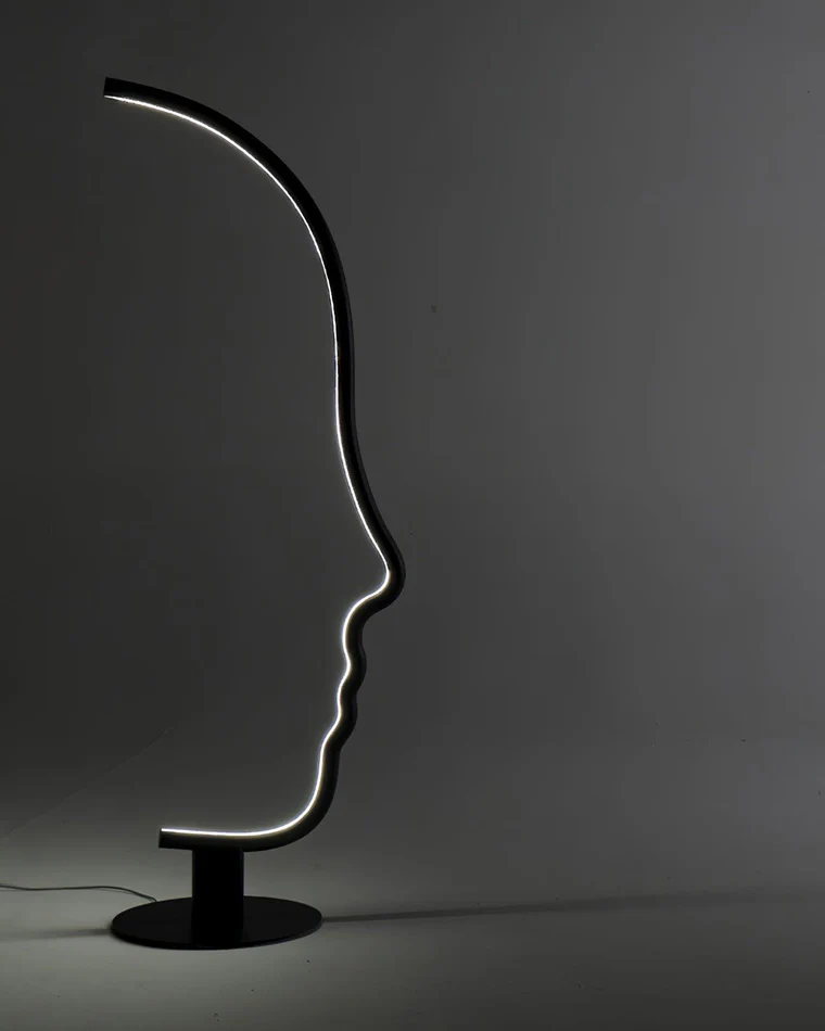 WOMO Facial Profile Sculptural Floor Lamp-WM7002 - Image 14