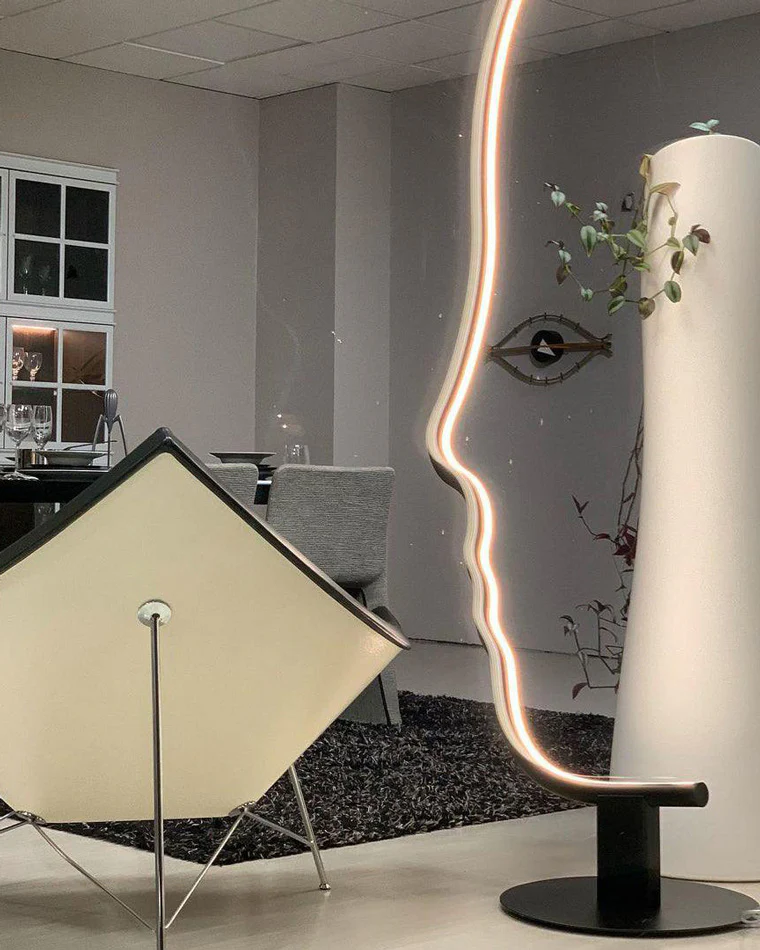 WOMO Facial Profile Sculptural Floor Lamp-WM7002 - Image 15