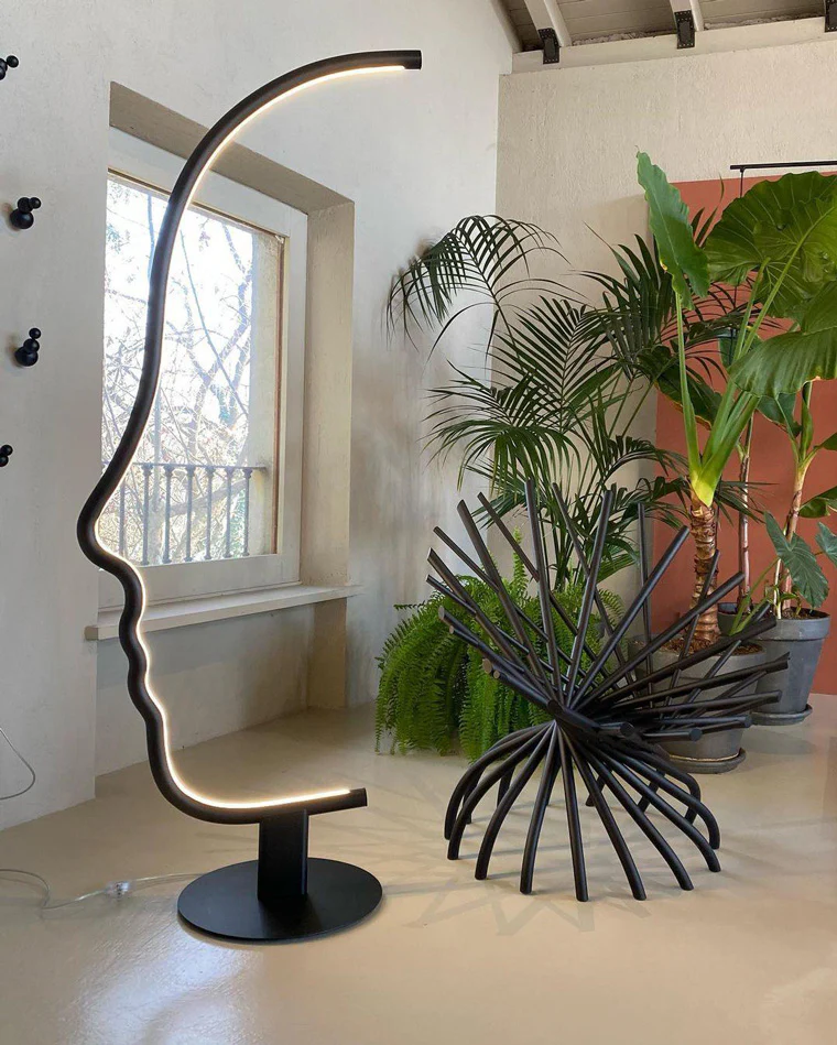 WOMO Facial Profile Sculptural Floor Lamp-WM7002 - Image 24