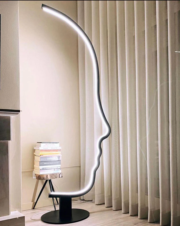 WOMO Facial Profile Sculptural Floor Lamp-WM7002 - Image 28