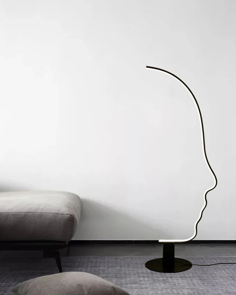 WOMO Facial Profile Sculptural Floor Lamp-WM7002 - Image 6