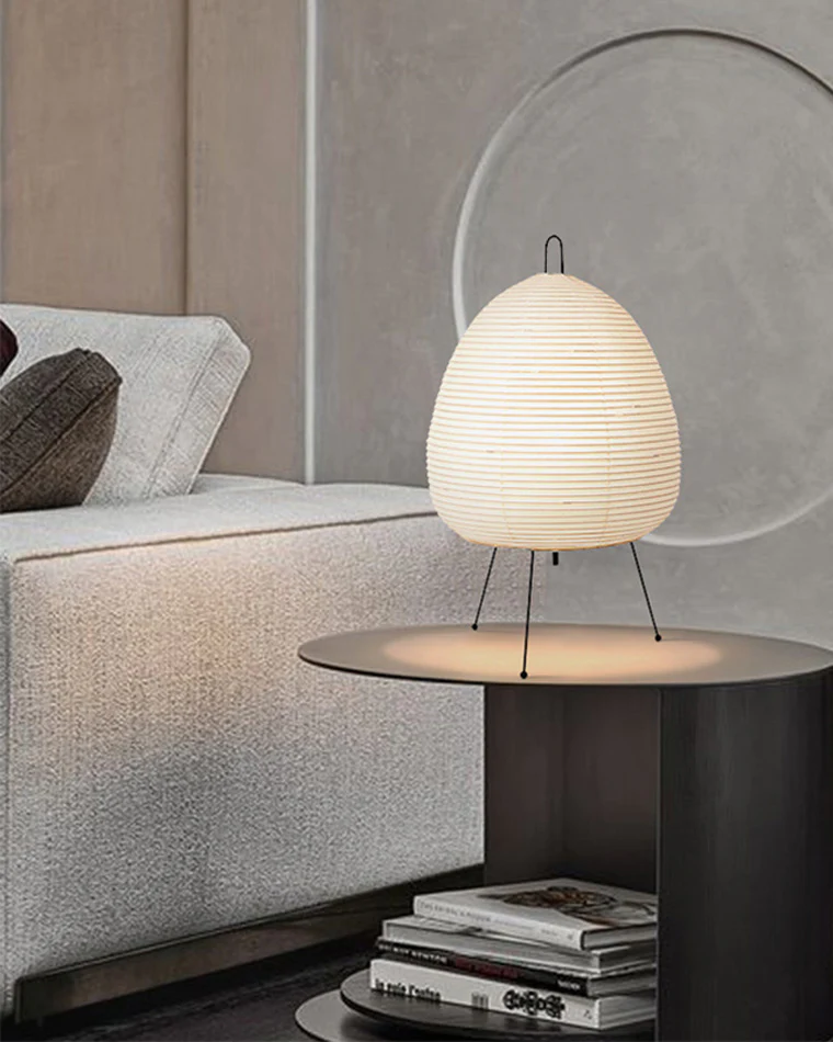 WOMO Japanese Tripod Paper Lantern Table Lamp-WM8023 - Image 12