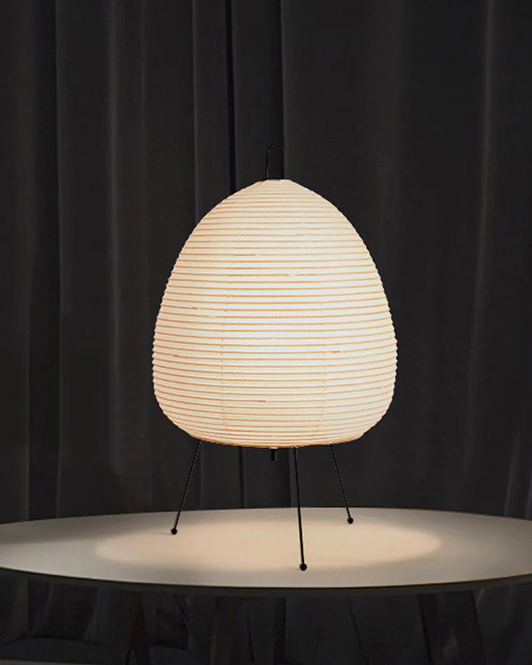 WOMO Japanese Tripod Paper Lantern Table Lamp-WM8023 - Image 13