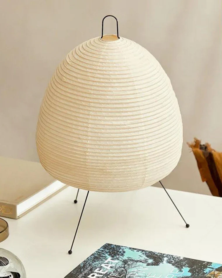 WOMO Japanese Tripod Paper Lantern Table Lamp-WM8023 - Image 19