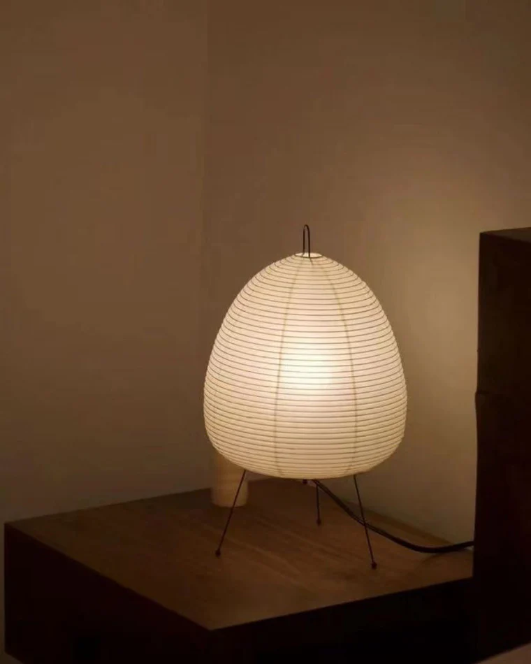 WOMO Japanese Tripod Paper Lantern Table Lamp-WM8023 - Image 23