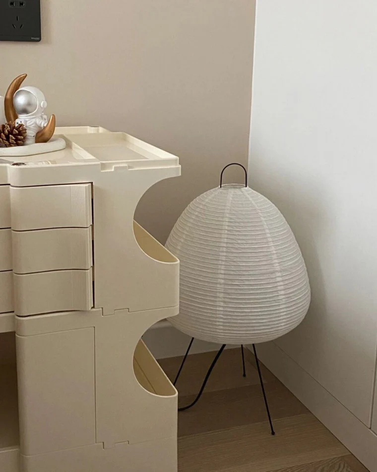 WOMO Japanese Tripod Paper Lantern Table Lamp-WM8023 - Image 24