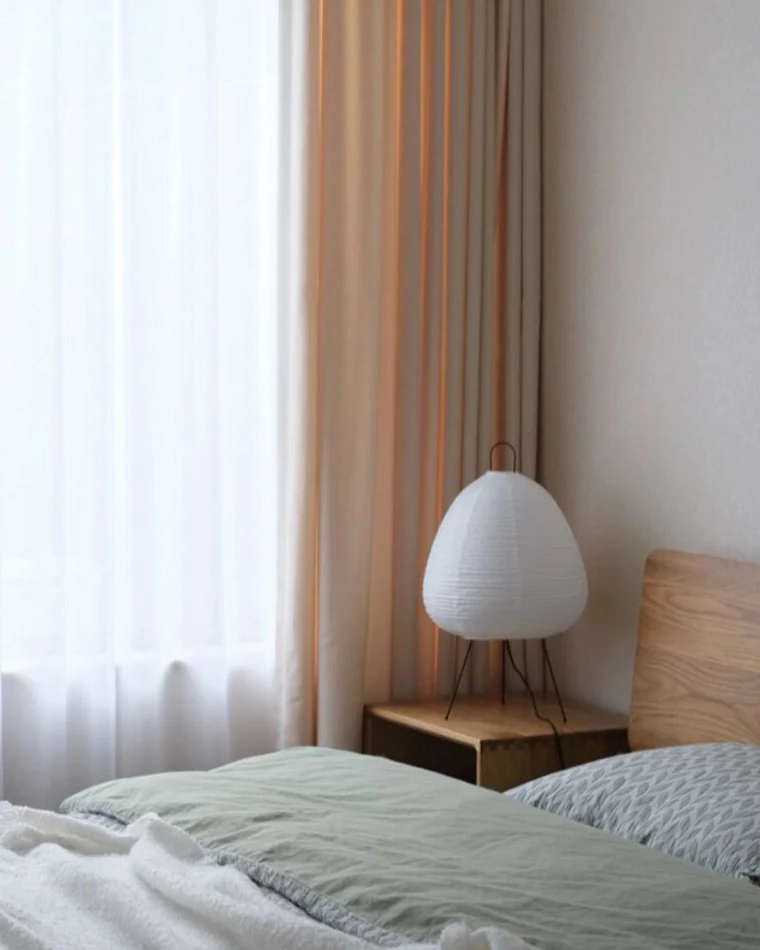 WOMO Japanese Tripod Paper Lantern Table Lamp-WM8023 - Image 26