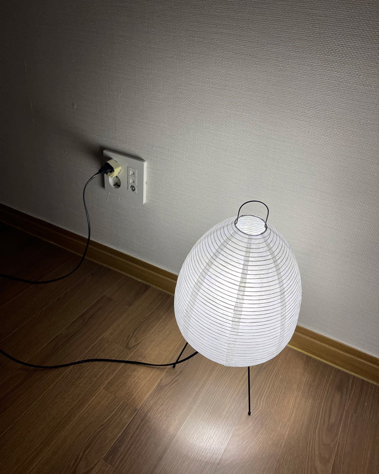 WOMO Japanese Tripod Paper Lantern Table Lamp-WM8023 - Image 7