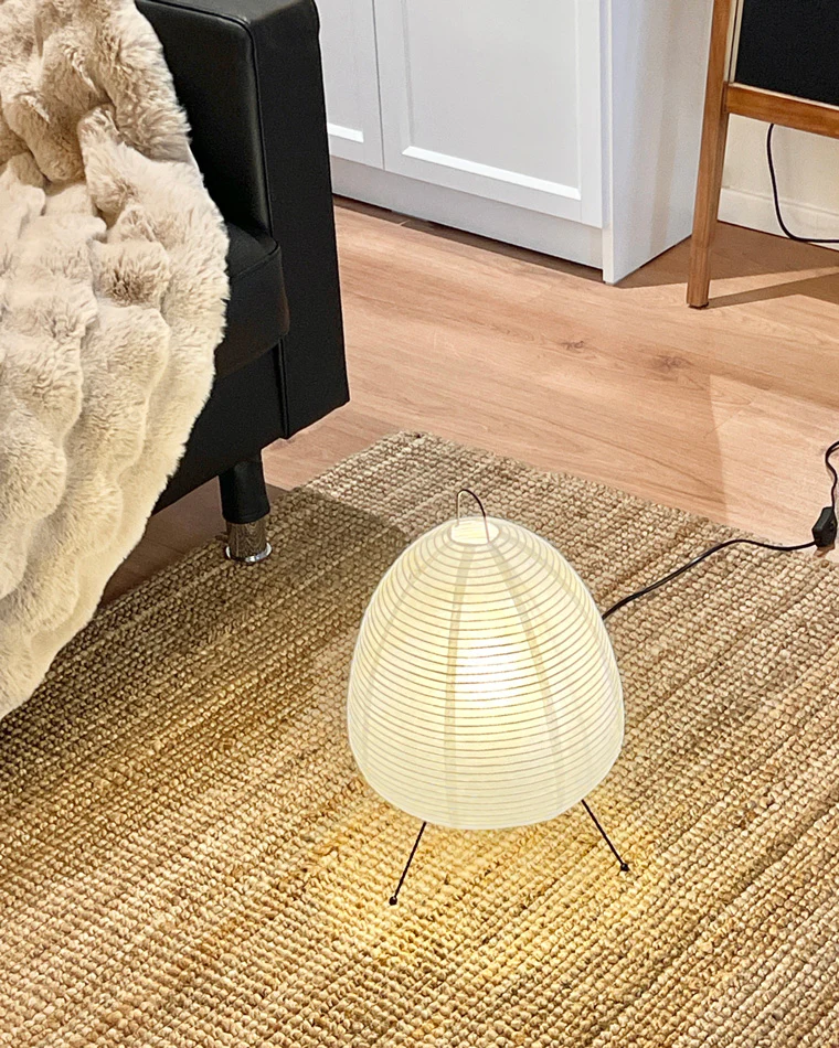 WOMO Japanese Tripod Paper Lantern Table Lamp-WM8023 - Image 8