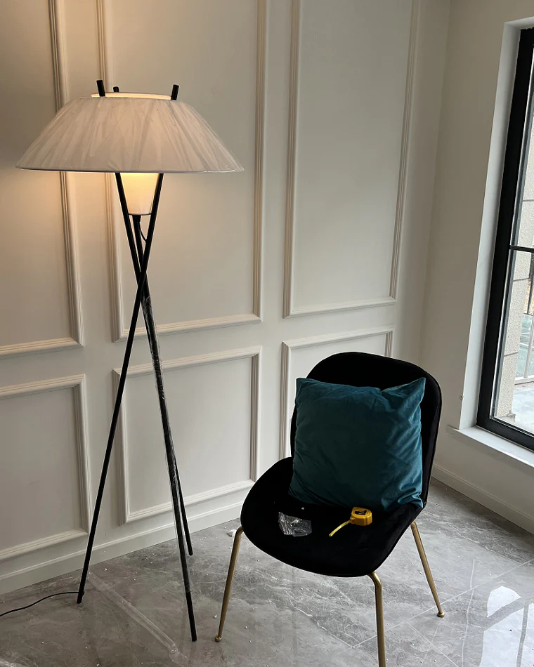 WOMO Japandi Cone Tripod Floor Lamp-WM7019 - Image 18