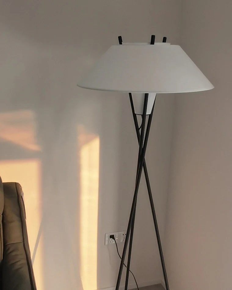 WOMO Japandi Cone Tripod Floor Lamp-WM7019 - Image 19