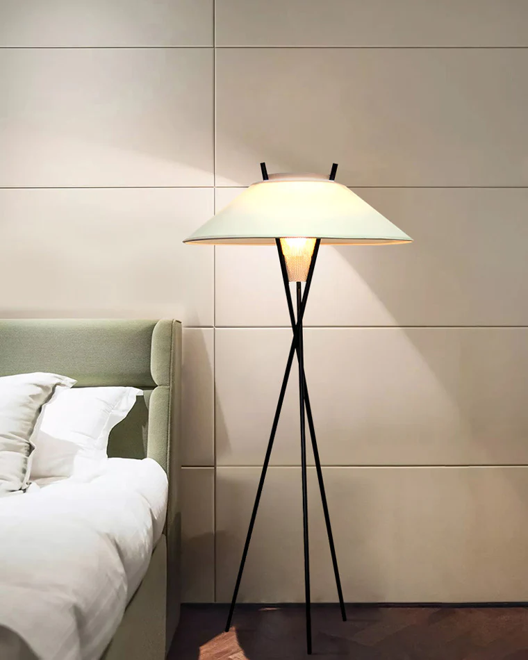 WOMO Japandi Cone Tripod Floor Lamp-WM7019 - Image 20
