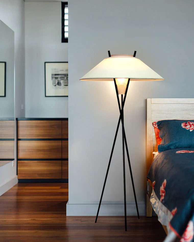 WOMO Japandi Cone Tripod Floor Lamp-WM7019 - Image 21
