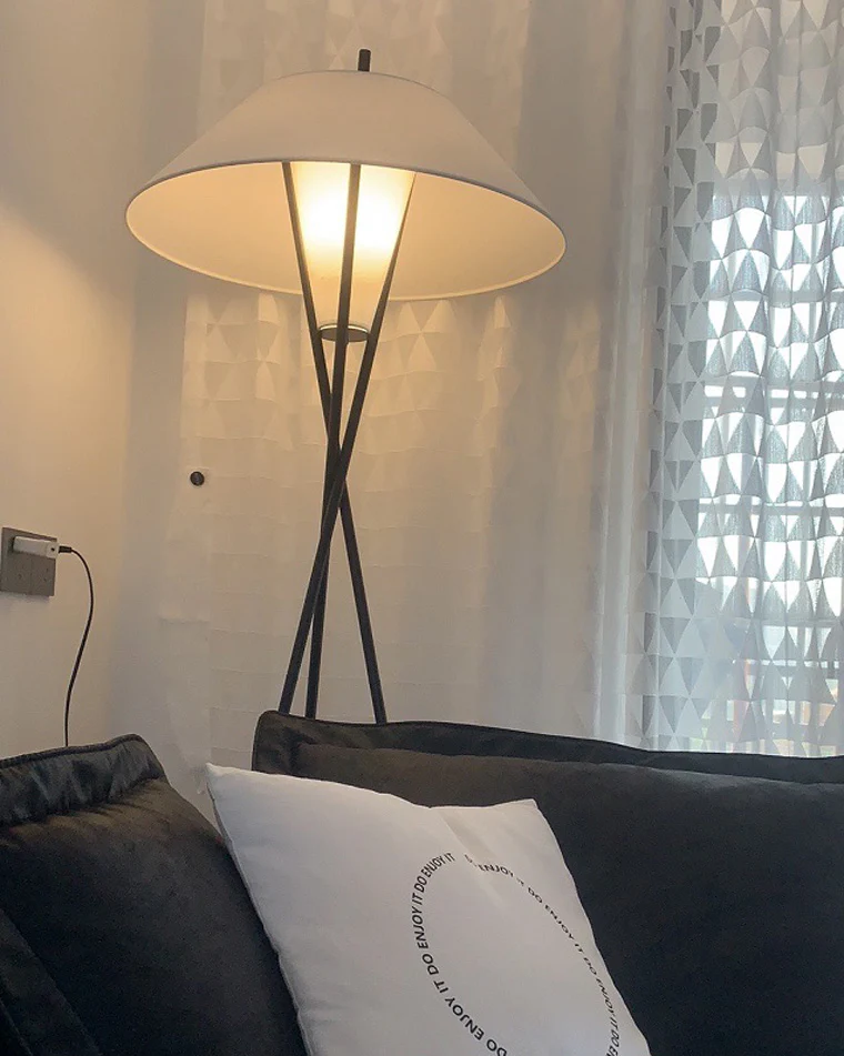 WOMO Japandi Cone Tripod Floor Lamp-WM7019 - Image 6