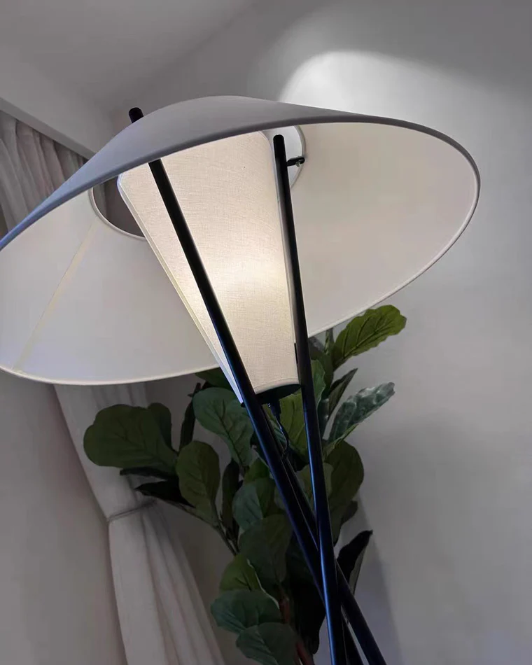 WOMO Japandi Cone Tripod Floor Lamp-WM7019 - Image 7