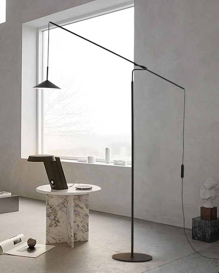 WOMO Cantilever Reading Floor Lamp over the Couch-WM7025 - Image 14