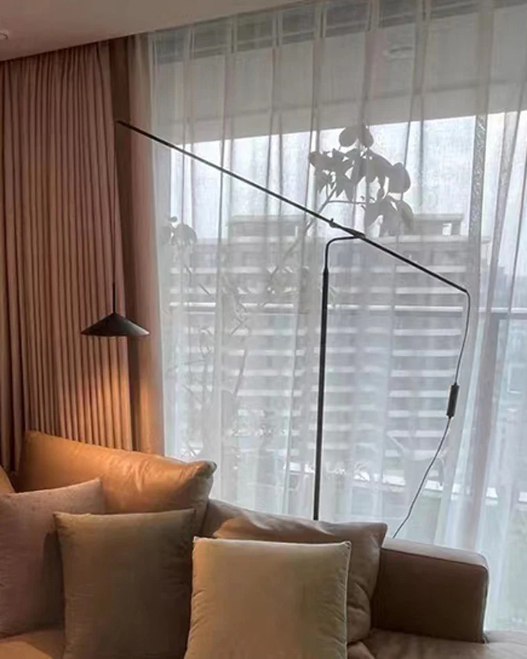 WOMO Cantilever Reading Floor Lamp over the Couch-WM7025 - Image 16