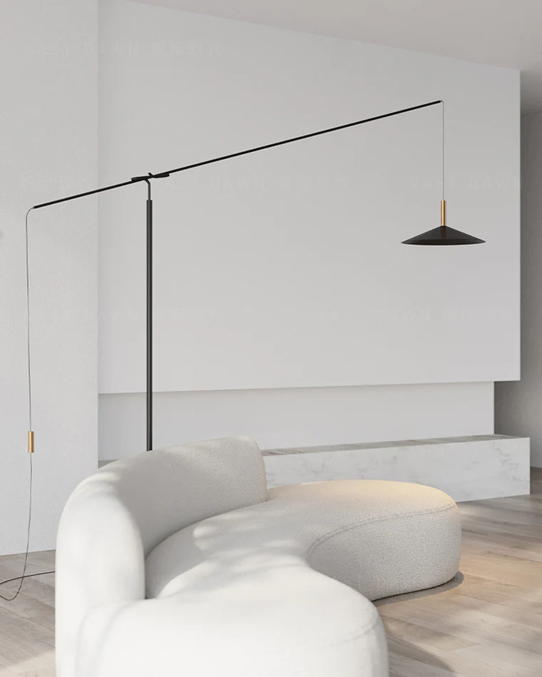 WOMO Cantilever Reading Floor Lamp over the Couch-WM7025 - Image 17