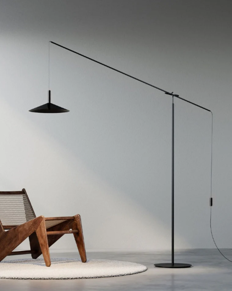 WOMO Cantilever Reading Floor Lamp over the Couch-WM7025 - Image 2