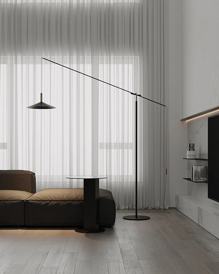 WOMO Cantilever Reading Floor Lamp over the Couch-WM7025 - Image 21