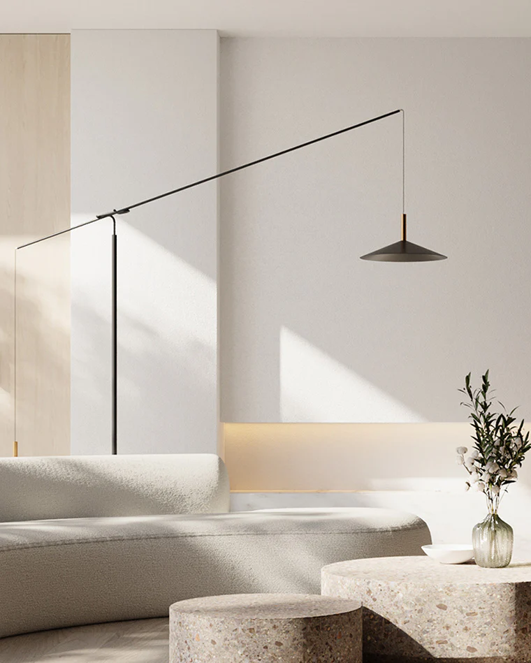 WOMO Cantilever Reading Floor Lamp over the Couch-WM7025 - Image 22