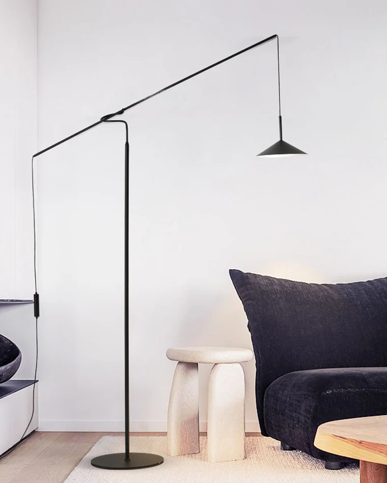 WOMO Cantilever Reading Floor Lamp over the Couch-WM7025 - Image 4