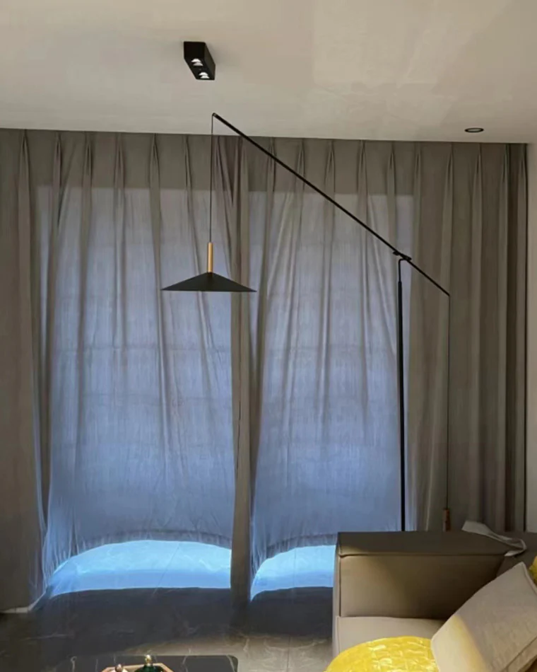 WOMO Cantilever Reading Floor Lamp over the Couch-WM7025 - Image 9