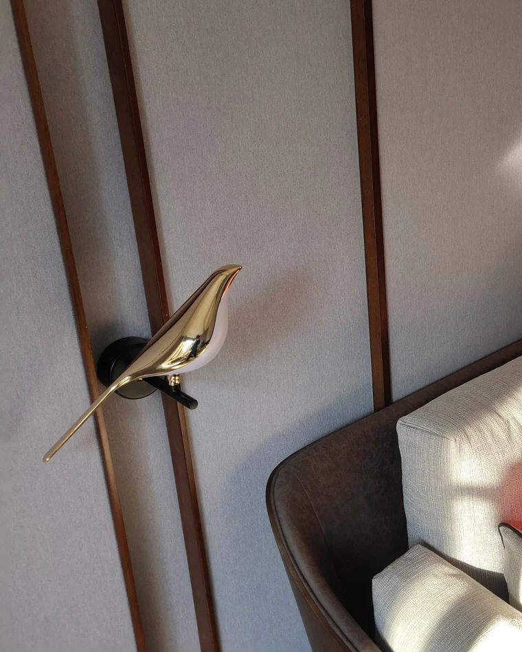 WOMO Gold Birds Wall Sconce-WM6033 - Image 13