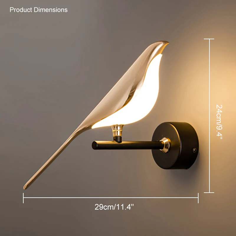 WOMO Gold Birds Wall Sconce-WM6033 - Image 28