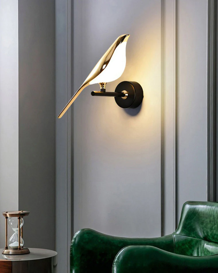 WOMO Gold Birds Wall Sconce-WM6033 - Image 7