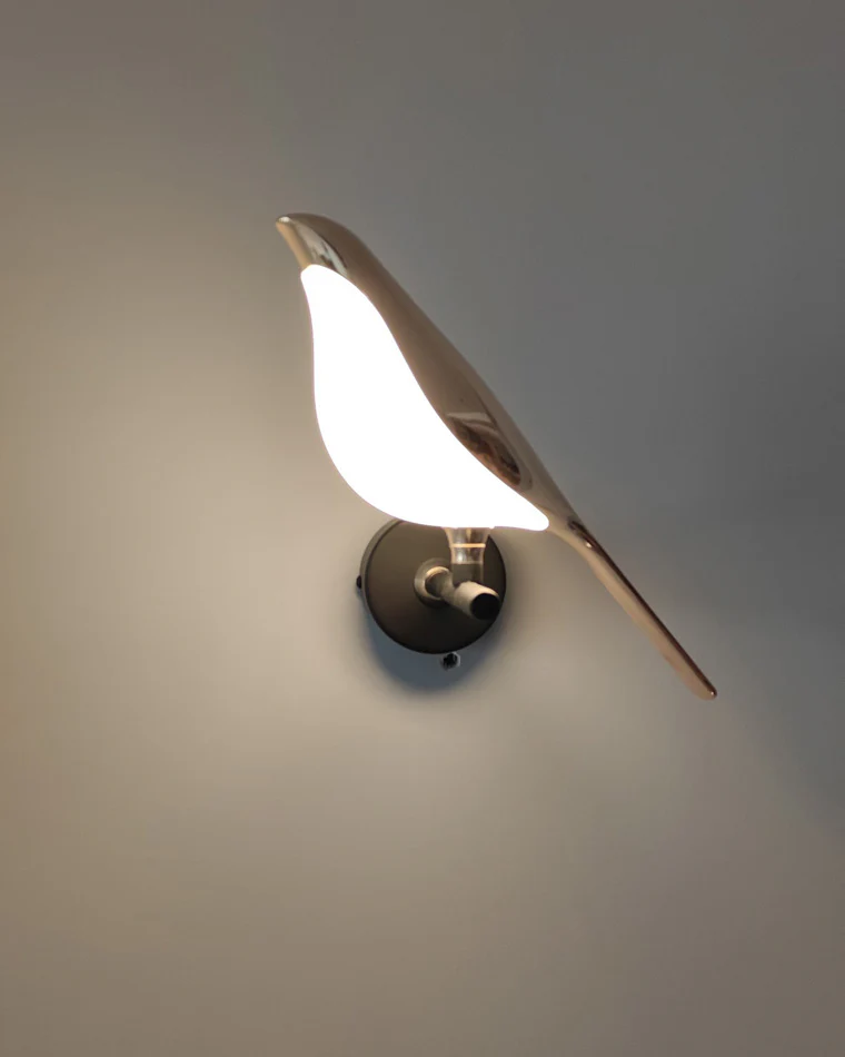 WOMO Gold Birds Wall Sconce-WM6033 - Image 8