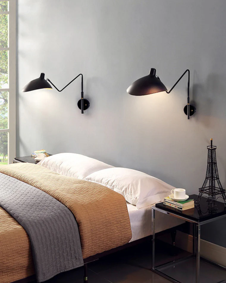 WOMO Articulating Swivel Double Arm Wall Sconce-WM6024 - Image 14