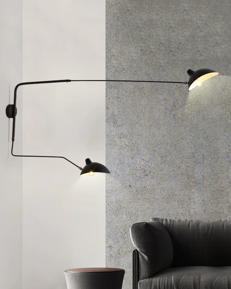 WOMO Articulating Swivel Double Arm Wall Sconce-WM6024 - Image 17