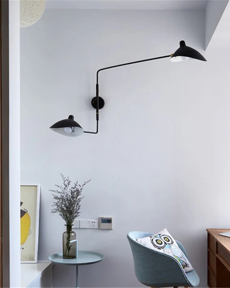 WOMO Articulating Swivel Double Arm Wall Sconce-WM6024 - Image 20