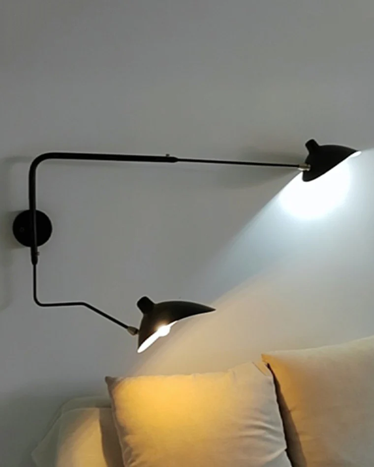 WOMO Articulating Swivel Double Arm Wall Sconce-WM6024 - Image 28