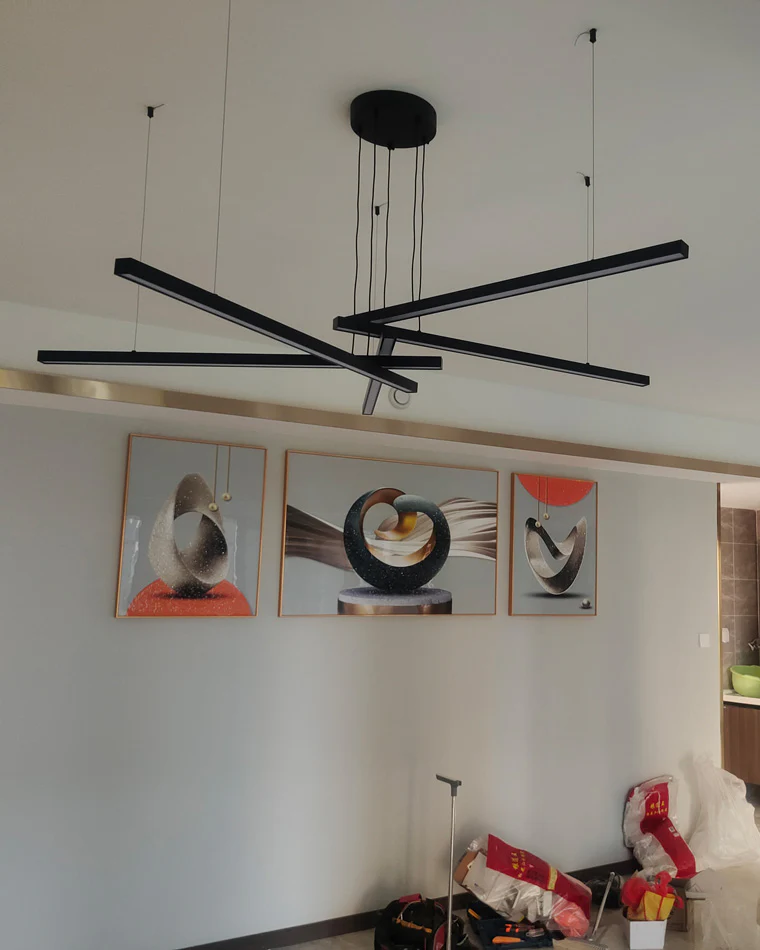 WOMO Multi Light Sticks LED Chandelier-WM2018 - Image 10