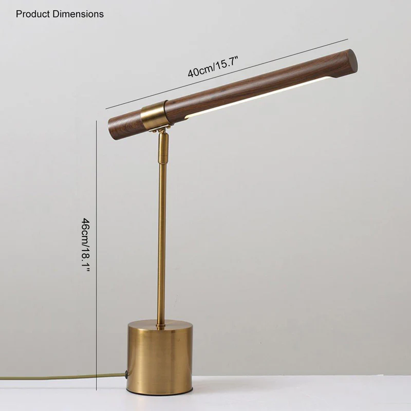 WOMO Walnut-lookalike Cantilever Table Lamp-WM8010 - Image 20