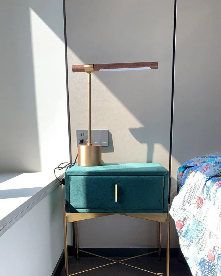 WOMO Walnut-lookalike Cantilever Table Lamp-WM8010 - Image 3