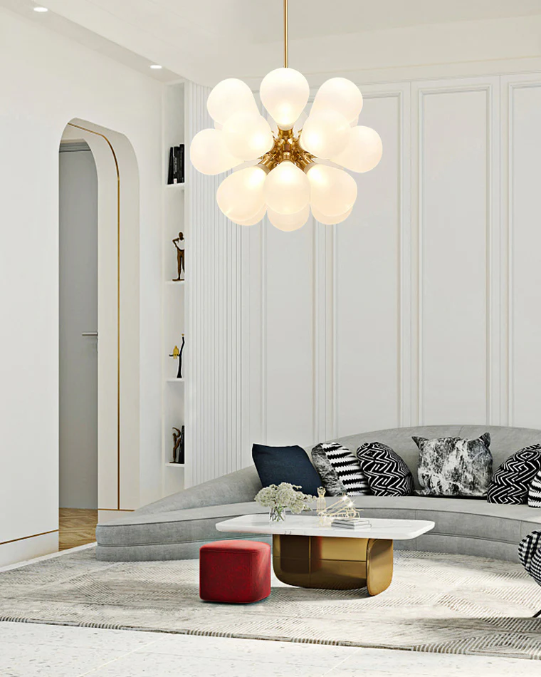 WOMO 18 Bubbles Glass Chandelier-WM2051 - Image 10