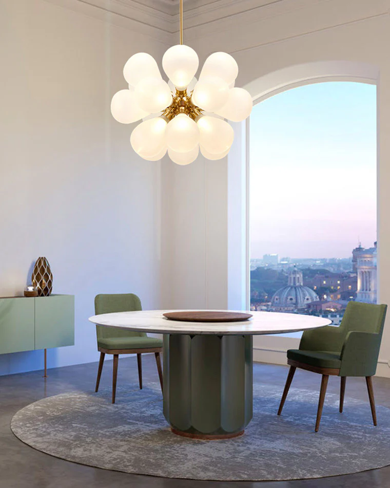 WOMO 18 Bubbles Glass Chandelier-WM2051 - Image 11