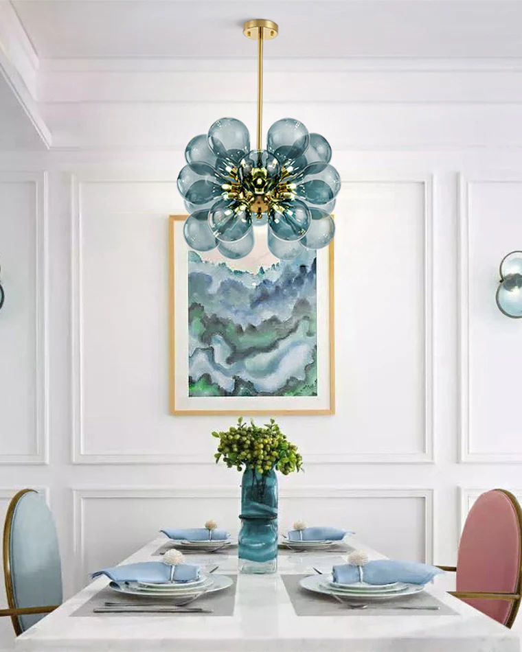 WOMO 18 Bubbles Glass Chandelier-WM2051 - Image 14