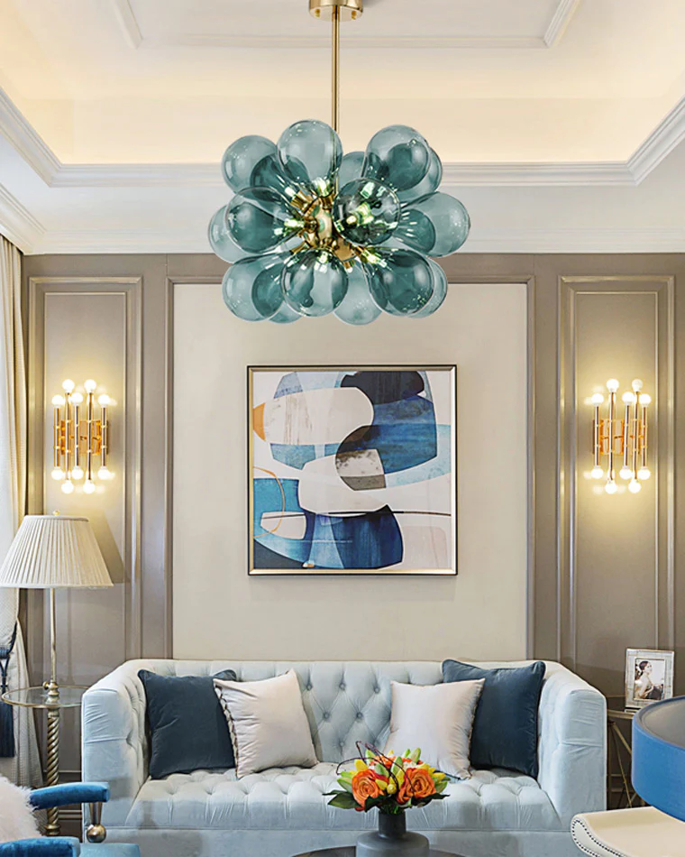 WOMO 18 Bubbles Glass Chandelier-WM2051 - Image 16