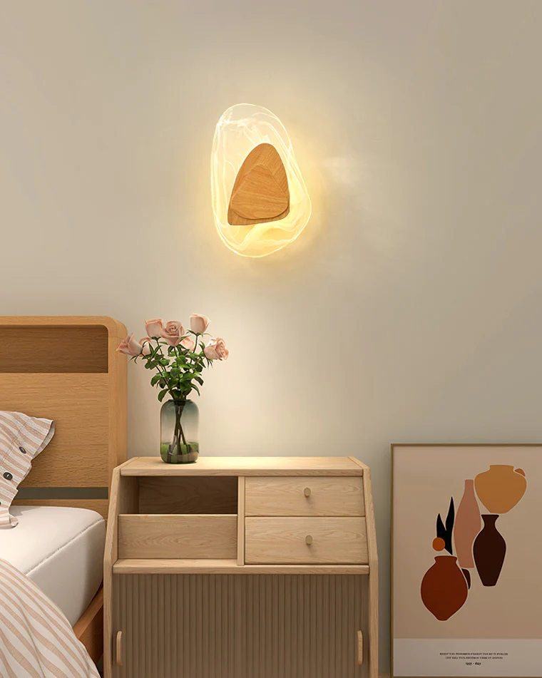 WOMO Water Ripple Sculptural Wall Sconce-WM6041 - Image 10