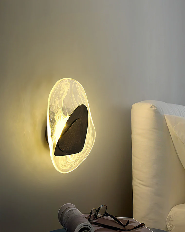 WOMO Water Ripple Sculptural Wall Sconce-WM6041 - Image 12