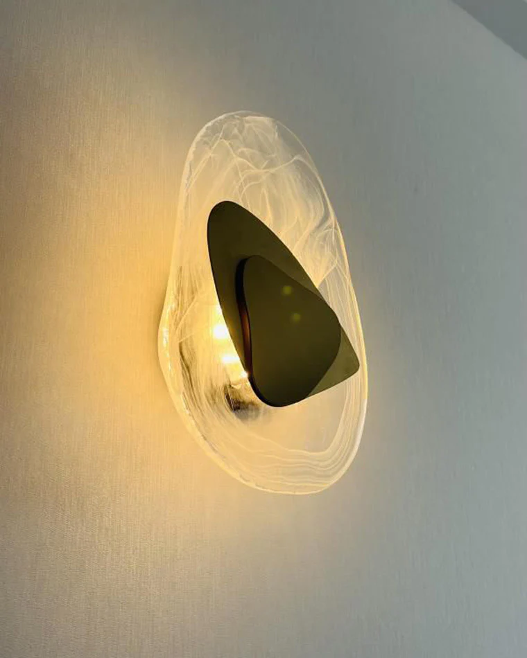 WOMO Water Ripple Sculptural Wall Sconce-WM6041 - Image 14
