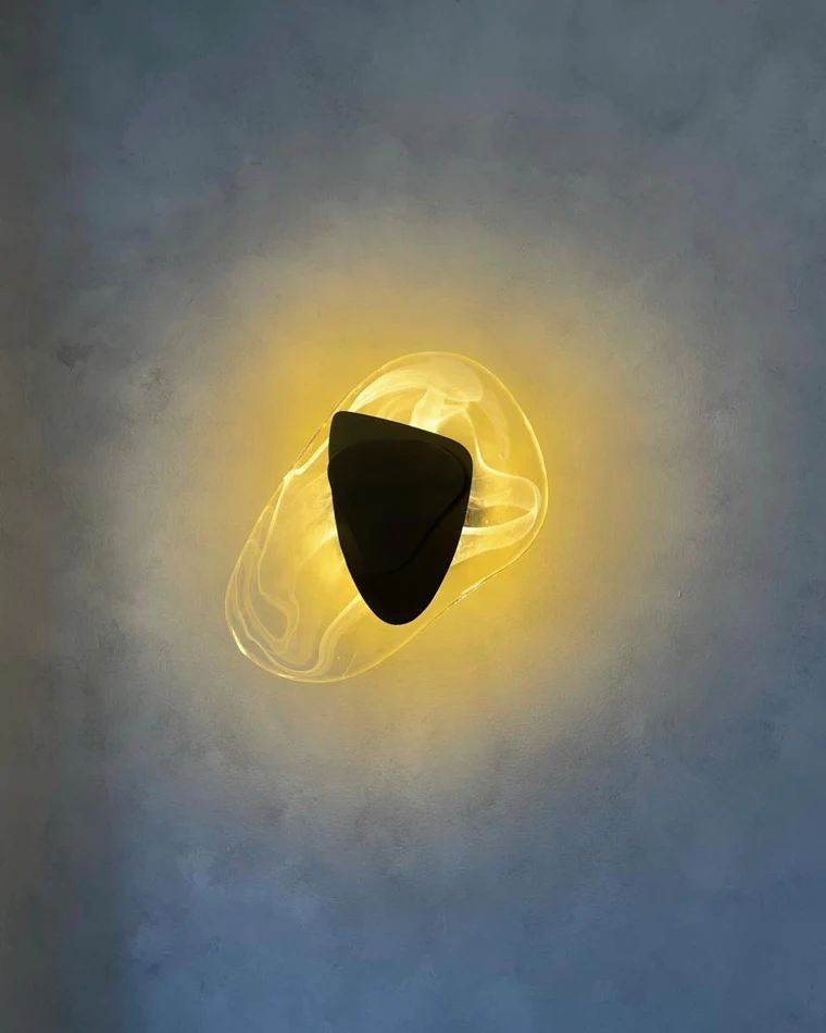 WOMO Water Ripple Sculptural Wall Sconce-WM6041 - Image 18