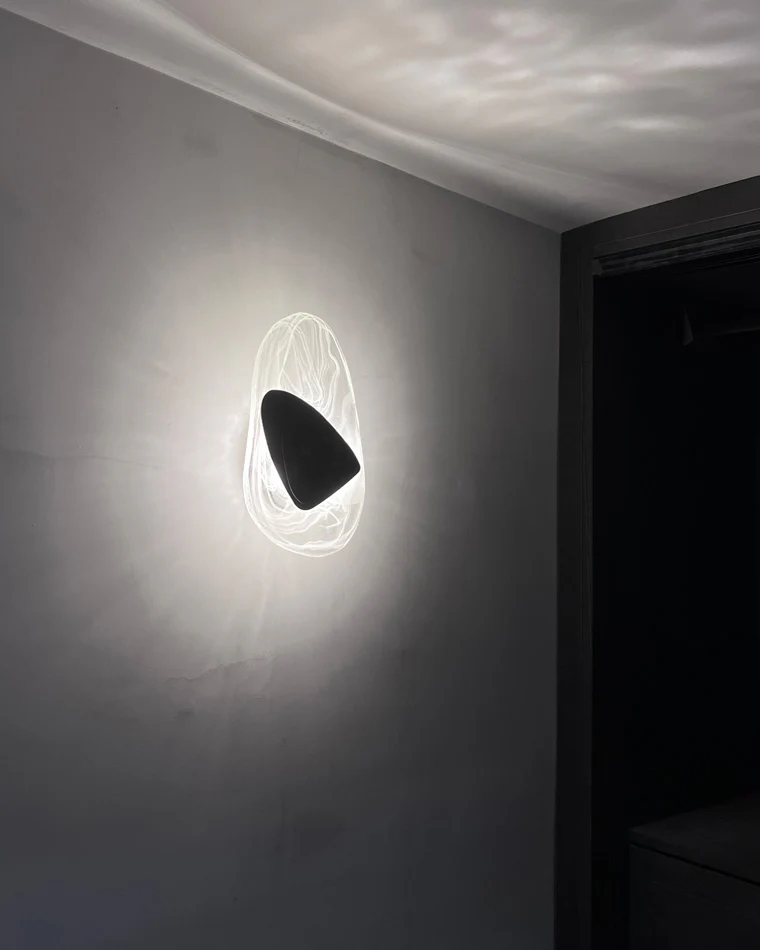 WOMO Water Ripple Sculptural Wall Sconce-WM6041 - Image 19